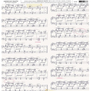 Music Note 12x12 Scrapbook Paper (624387)