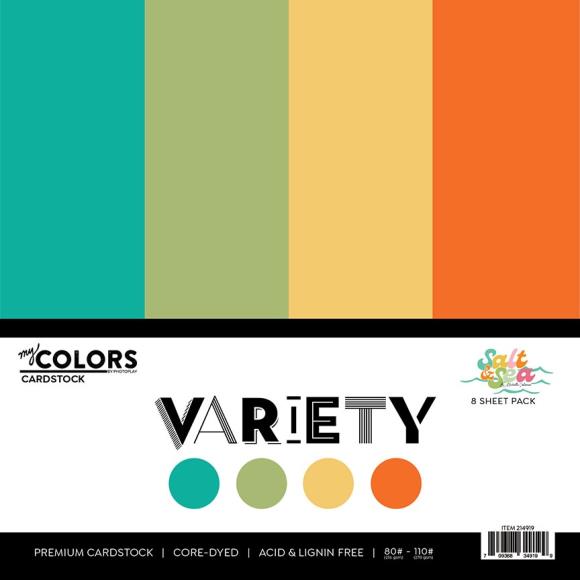 My Colors Salt & Sea Cardstock Pack (214919)