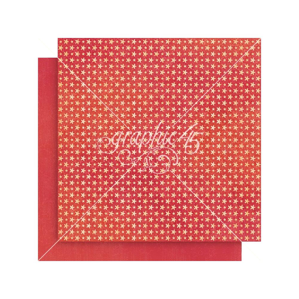 Graphic 45 - Seas the Day 12x12  Coral Red (4503032)