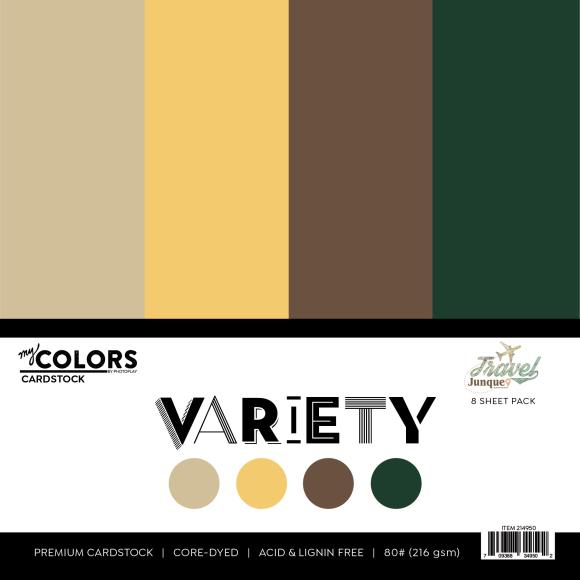 My Colors  Travel Junque Collection Cardstock Pack (214950)