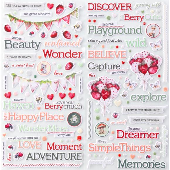 49 and Market Nature's Haven Puffy Stickers (JNH-33212)