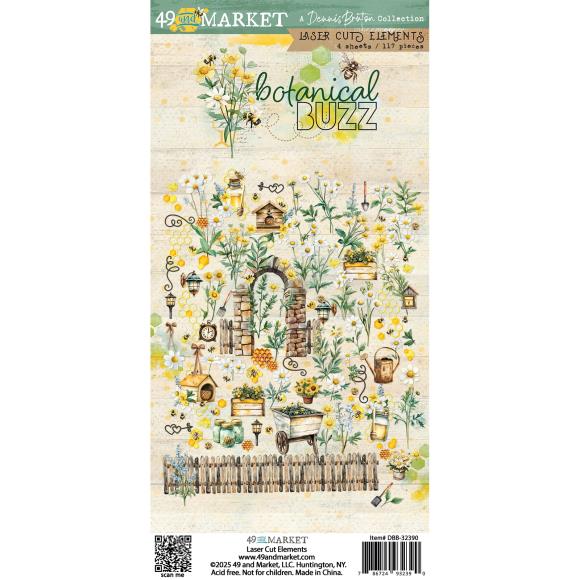 49 and Market Botanical Buzz Laser Cut Outs Elements
