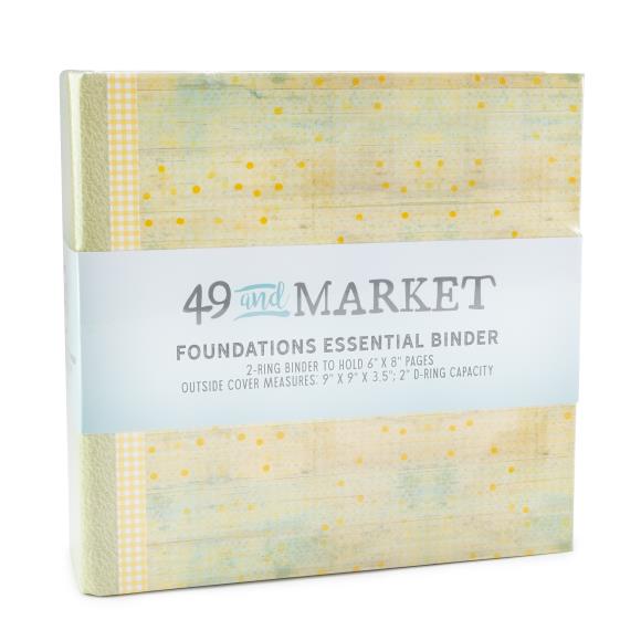 49 and Market Fountations Binder Kit Sunny