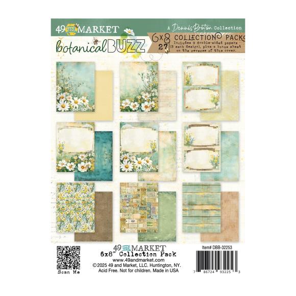 49 and Market Botanical Buzz 6x8 Paper Collection