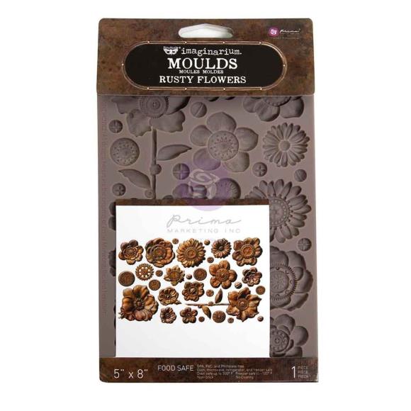 Prima Finnabair Mould Rust Flowers (951429)