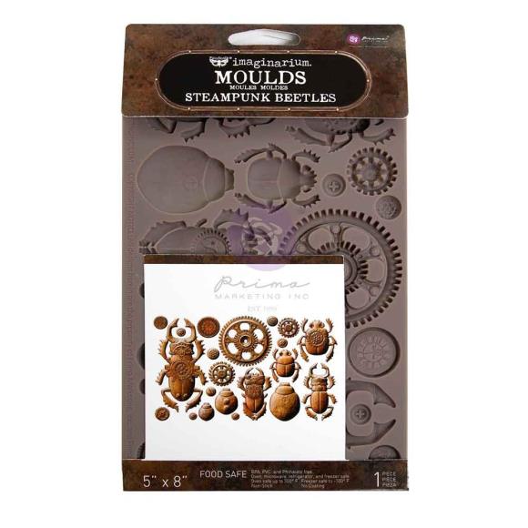 Prima Finnabair Mould Steampunk Beetles