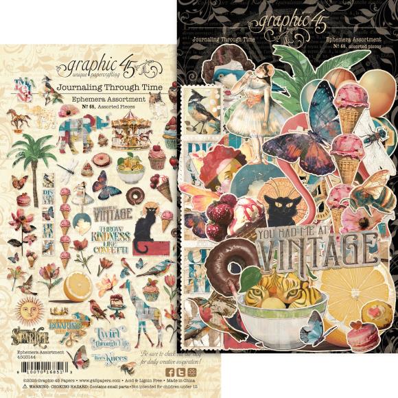 Graphic 45 Ephemera Journaling Through Time