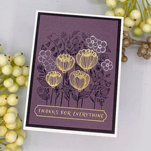 Load image into Gallery viewer, Spellbinders Paper Arts BetterPress Letterpress Registration Press Plates Blooming Garden (BP-002)