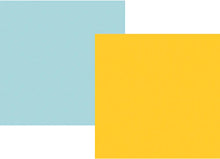 Load image into Gallery viewer, Simple Stories Say Cheese 4 Collection 12x12 Scrapbook Paper Yellow/Light Blue (10552)