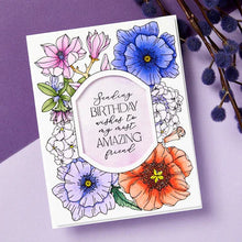 Load image into Gallery viewer, Spellbinders Paper Arts BetterPress Letterpress Press Plates Mirrored Arch Blooms (BP-106)