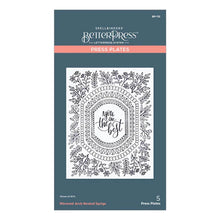 Load image into Gallery viewer, Spellbinders Paper Arts BetterPress Letterpress Press Plates Mirrored Arch Nested Sprigs (BP-112)