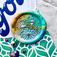 Load image into Gallery viewer, Spellbinders Paper Arts Sealed Collection Must-Have Wax Bead Mix Teal (WS-118)