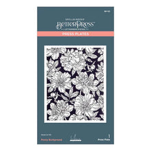 Load image into Gallery viewer, Spellbinders Paper Arts BetterPress Letterpress Press Plates Peony Background (BP-121)