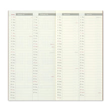 Load image into Gallery viewer, Traveler's Company 2024 Regular Weekly Refill