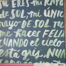 Load image into Gallery viewer, We R Memory Keepers Inked Rose Collection 12x12 Scrapbook Paper Sunshine (62243-7)