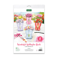 Load image into Gallery viewer, Katy Sue Wonderful Wellington Boots Card Making Kit