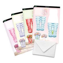 Load image into Gallery viewer, Katy Sue Wonderful Wellington Boots Card Making Kit