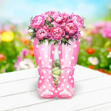 Load image into Gallery viewer, Katy Sue Wonderful Wellington Boots Card Making Kit