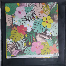 Load image into Gallery viewer, Pink Paislee Confetti Wishes Collection 12x12 Scrapbook Paper 08 by Paige Evans (310650)