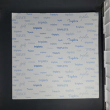 Load image into Gallery viewer, Scrappin' Twins 12x12 Scrapbook Paper Triplets Blue (TWP-06)