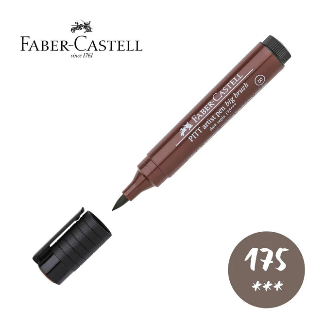 Faber-Castell PITT Artist Pen Big Brush Dark Sepia (175)