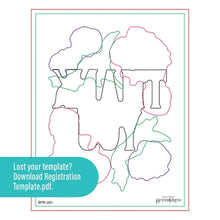 Load image into Gallery viewer, Spellbinders Paper Arts BetterPress Letterpress Registration Press Plates Thank You Blooms (BPR-001)