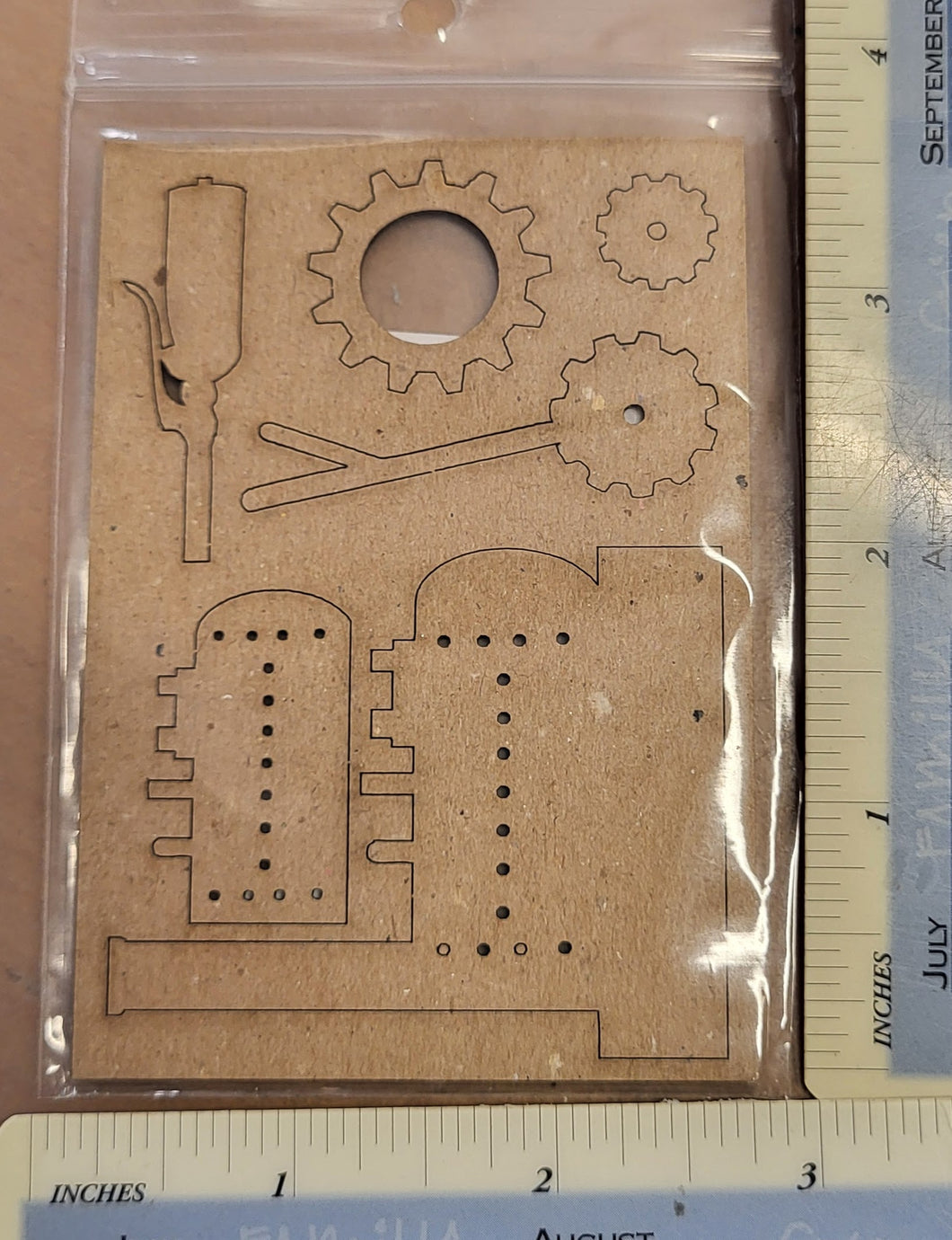 Globecraft Memories Chipboard Engine Room