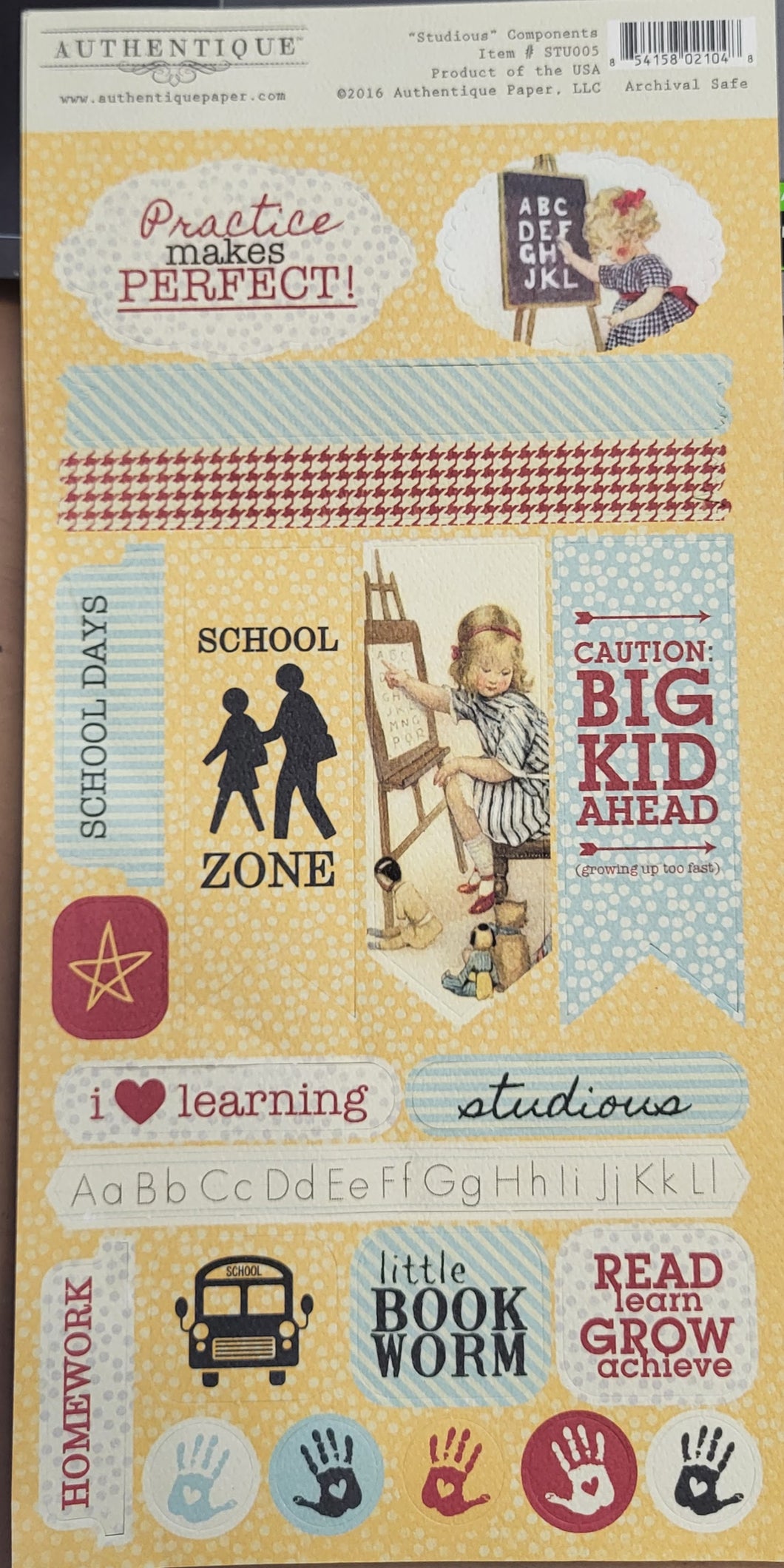 Authentique Paper Studious Components (STU005)