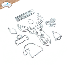 Load image into Gallery viewer, Elizabeth Craft Designs December to Remember Collection Die Set Oh Deer! (2051)