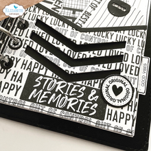 Load image into Gallery viewer, Elizabeth Craft Designs Planner Essentials Greatest Hits Collection Dies Pocket Set Chevron Circle (2054)