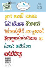 Load image into Gallery viewer, Elizabeth Craft Designs Splendid Season Collection Die Set Everyday Words 2 (2078)