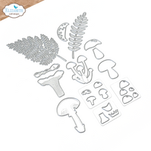 Load image into Gallery viewer, Elizabeth Craft Designs Splendid Season Collection Die Set Mushrooms and Ferns (2083)
