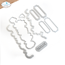 Load image into Gallery viewer, Elizabeth Craft Designs Journal Elements Collections Die Border Flower (2114)