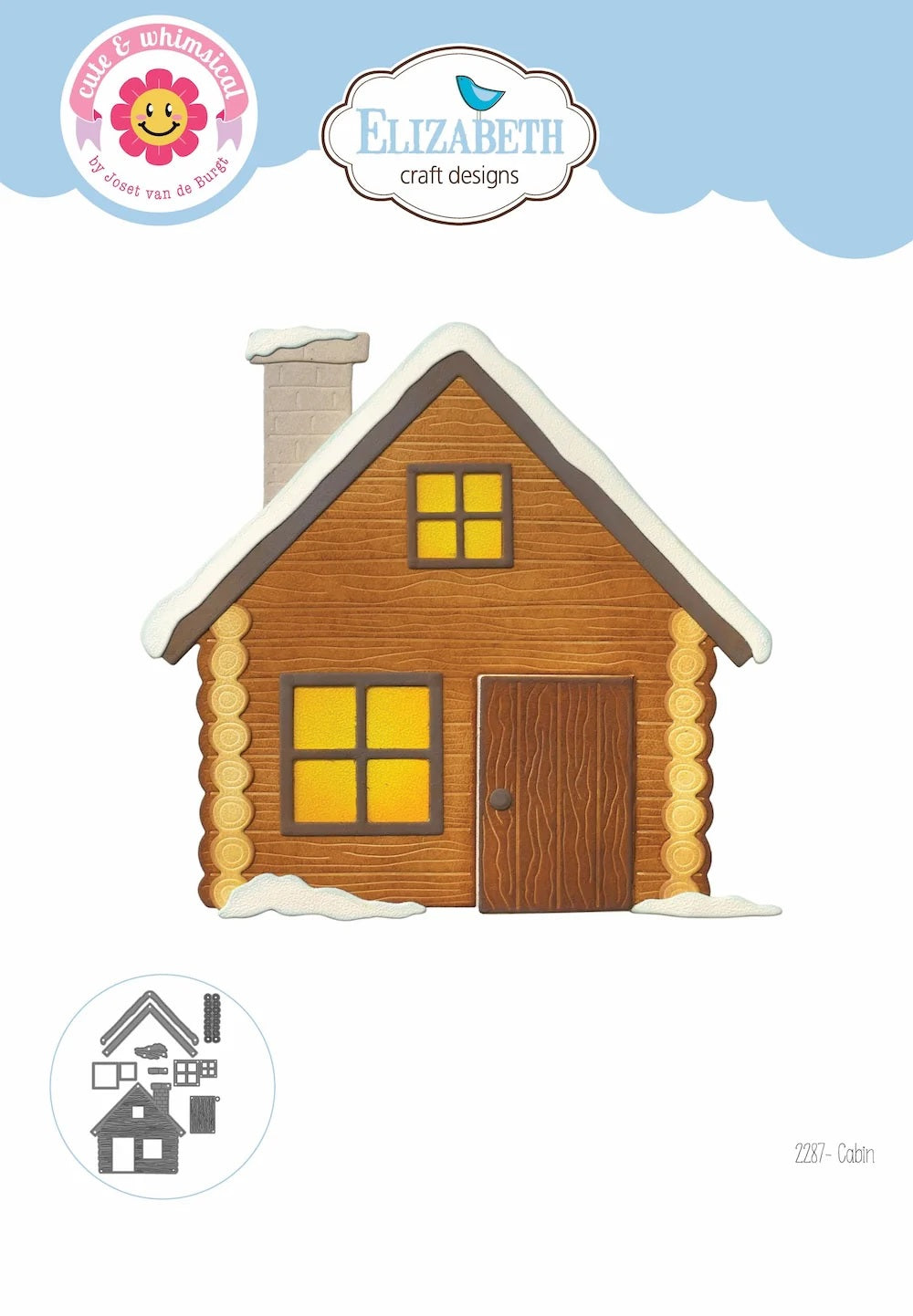Elizabeth Craft Designs Living it Up - Cabin (2287)