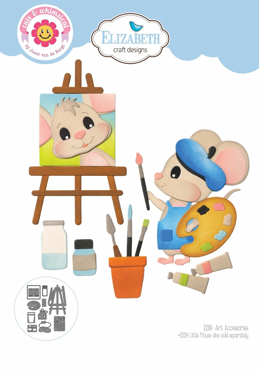 Elizabeth Craft Designs Living it Up - Art Accessories (2288)