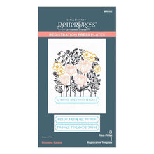 Load image into Gallery viewer, Spellbinders Paper Arts BetterPress Letterpress Registration Press Plates Blooming Garden (BP-002)