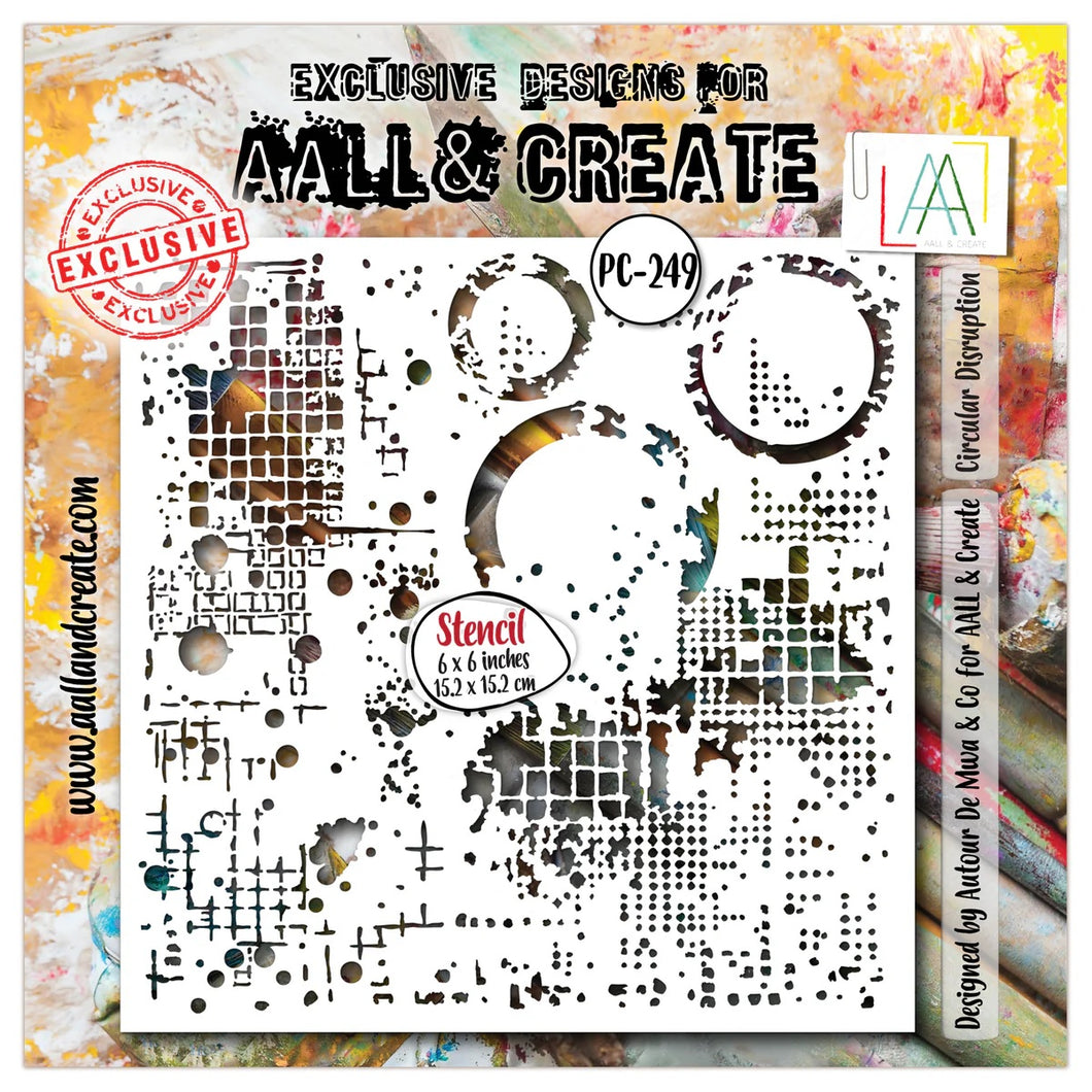 AALL & CREATE Stencil Circular Disruption