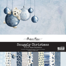 Load image into Gallery viewer, Paper Rose Snuggly Christmas Collection 12x12 Paper Pack (27556)