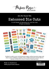 Load image into Gallery viewer, Paper Rose Are We There Yet Collection Embossed Die Cuts (30678)