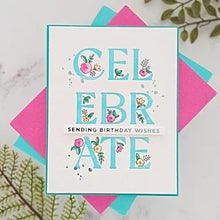 Load image into Gallery viewer, Spellbinders Paper Arts BetterPress Letterpress Registration Press Plates Celebrate Flowers (BPR-003)