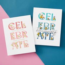 Load image into Gallery viewer, Spellbinders Paper Arts BetterPress Letterpress Registration Press Plates Celebrate Flowers (BPR-003)