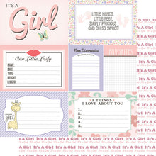 Load image into Gallery viewer, Scrapbook Customs 12x12 Scrapbook Paper Baby Girl Journal Cards Paper (37126)
