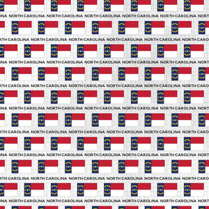 Scrapbook Customs 12x12 Scrapbook Paper North Carolina Adventure Map Paper (38506a)