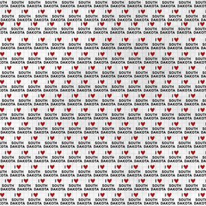 Scrapbook Customs 12x12 Scrapbook Paper South Dakota Adventure Map (38565a)