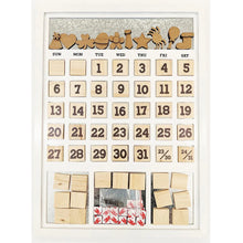 Load image into Gallery viewer, Foundations Décor Magnetic Calendar White Frame