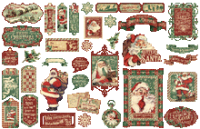 Load image into Gallery viewer, Graphic 45 Letters to Santa Ephemera Pack (4502700)