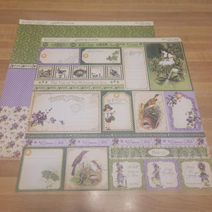 Graphic 45 12" x 12" Scrapbook Paper Place In Time March Cut Aparts (4500596)