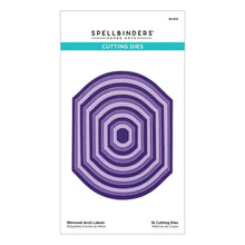 Load image into Gallery viewer, Spellbinders Paper Arts Cutting Dies Mirrored Arch Labels (S5-613)

