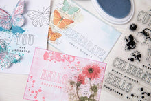 Load image into Gallery viewer, Sizzix Clear Stamps Set Hello You Sentiments by 49 and Market (666630)