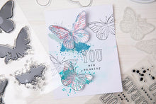 Load image into Gallery viewer, Sizzix® Framelits Die & Stamp Set Painted Pencil Butterfly by 49 and Market (666634)